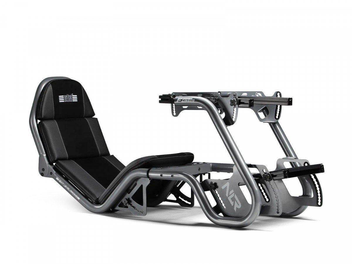 Kokpit garash Next Level Racing F-GT Pro, Formula dhe GT, gri karbon
