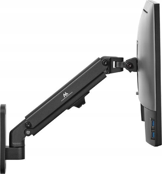 Mbajtës monitori për mur Maclean MC-458, 17"-27", VESA 75x75 100x100, i zi