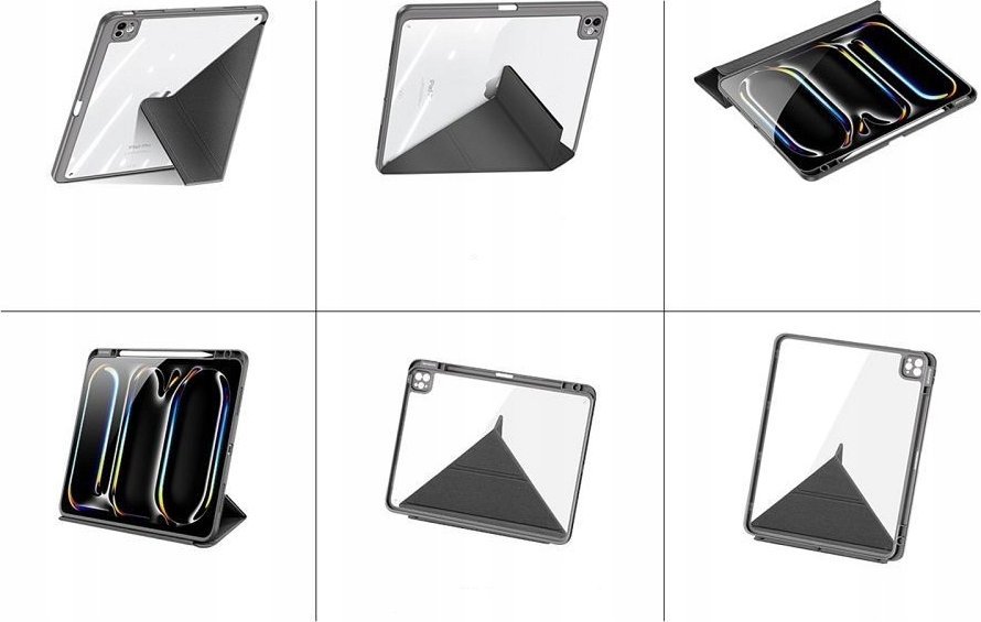 Mbulesë tablet DUX DUCIS Magi Series për iPad Pro 11 M4, funksion auto sleep wake, me mbajtëse stilolapsi, e zezë
