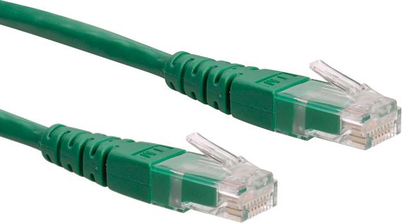 Kabllo rrjeti Roline UTP Cat.6, 1.5m, RJ45, e gjelbër