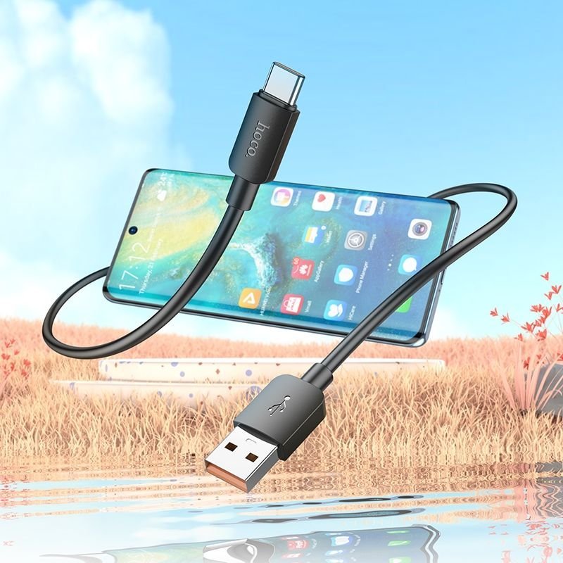 USB во Type C кабел Hoco X96 Hyper PD, 100W, 1m, црн