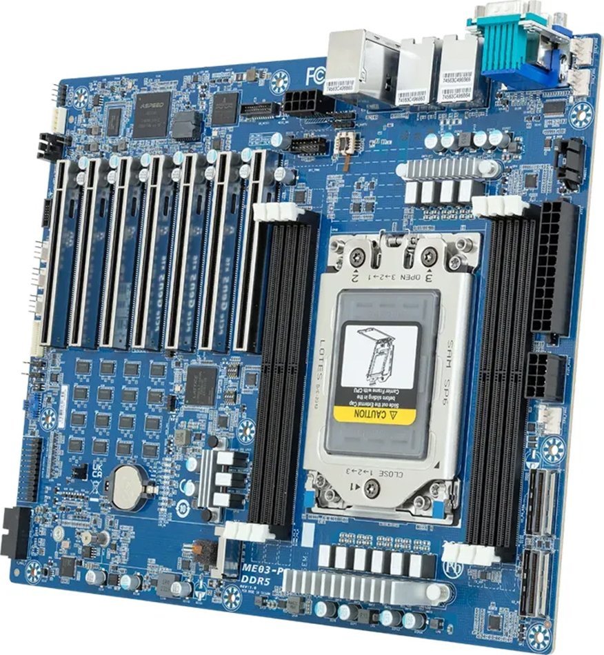 Pllakë Amë Gigabyte ME03-PE0 AMD EPYC ATX Sockel SP6 Bulk