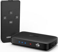 Nдразделувач HDMI Ugreen CM332, 3 во 1, 4K 30Hz, црн