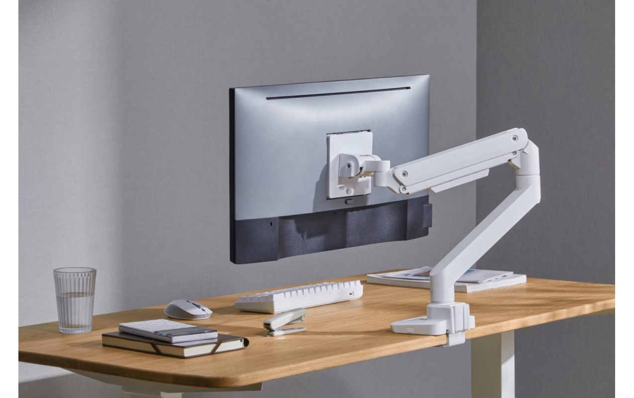 Mbajtëse monitori Serioux SRXA-MM69-C012, 17-49", krah me gaz, e bardhë