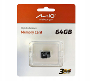 Kartë memories Mio High Endurance MicroSD, 64GB, UHS I