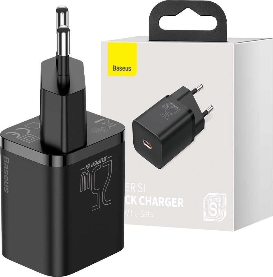 Karikues muri Baseus Super Si BSU3039, 25W, USB C, i bardhë