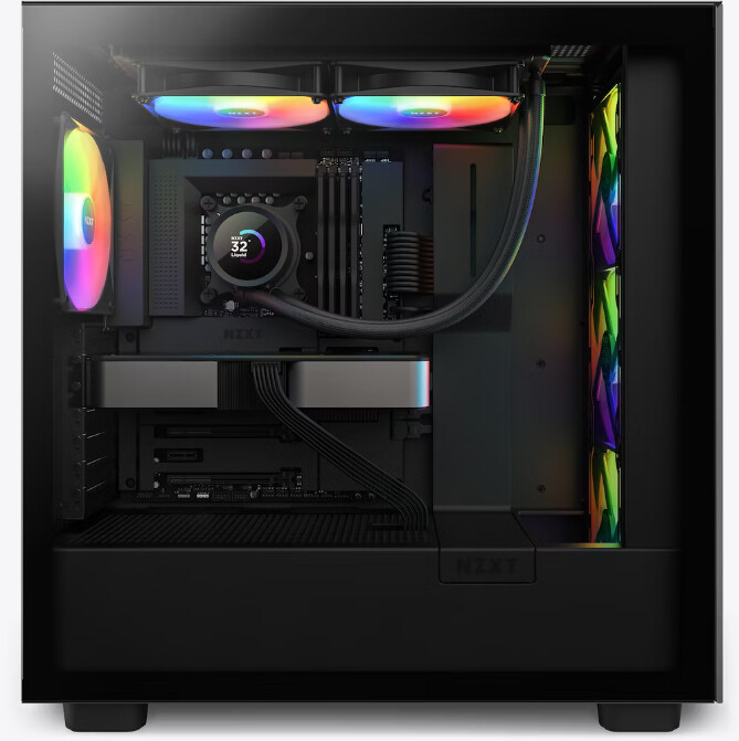 Ftohës NZXT Kraken 280 RGB, i zi