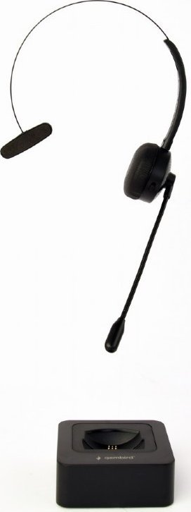 Kufje Bluetooth Gembird BTHS-M-01, mono, mikrofon me boom, të zeza
