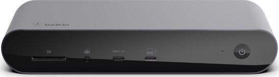 Dock Thunderbolt 4 Belkin INC006VFSGY, 40 Gb/s, 90W Power Delivery, gri