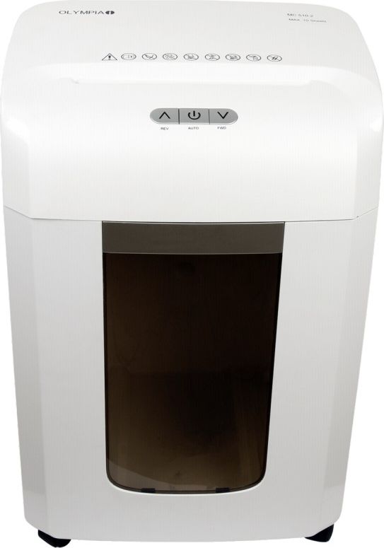 Shredder dokumentesh Olympia MC 510.2 P-5, mikroprerje, për zyrë, i zi