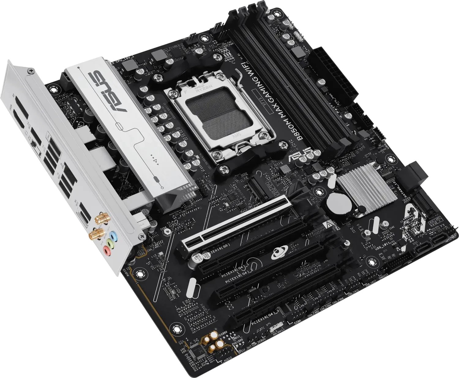 Pllakë amë ASUS B850M Max Gaming WiFi, DDR5, Micro ATX, e zezë