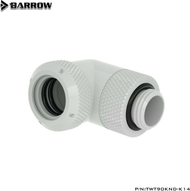 Адаптер за вода Barrow Multi-link, 90°, за цевка 14mm, бел