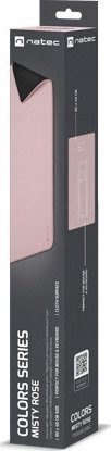 Mousepad Genesis Colors Series Misty Rose, madhësi e madhe, material tekstil, rozë