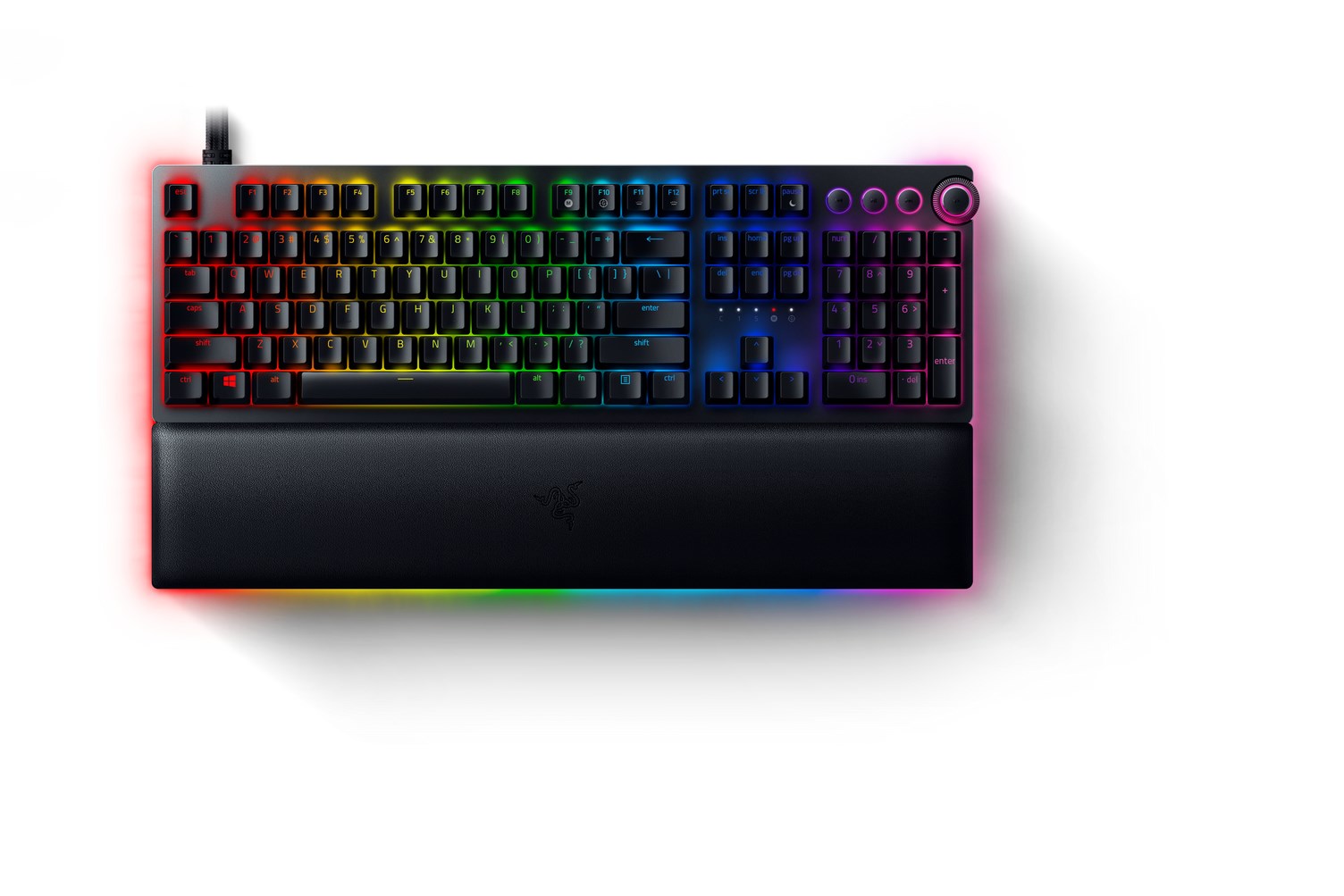 Tastierë për lojëra Razer Huntsman V2, 108 taste, Analog, RGB, e zezë