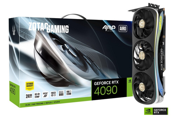 Kartë grafike Zotac Gaming NVIDIA GeForce RTX 4090, 24 GB GDDR6X