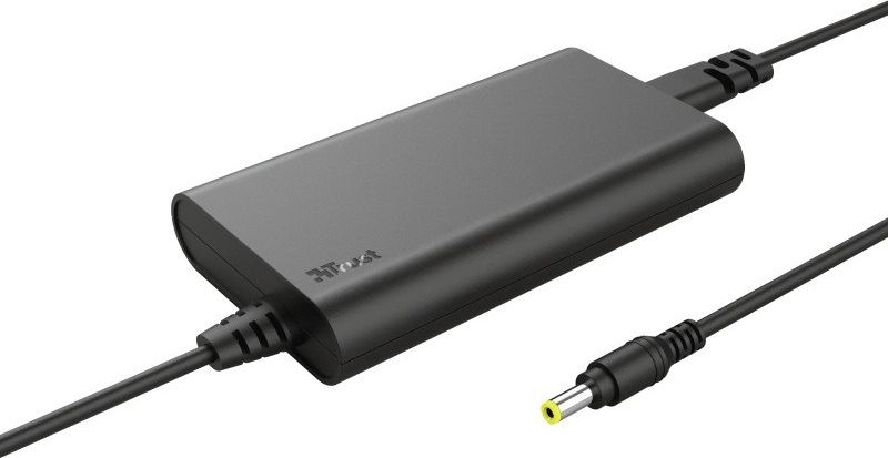 Adaptues rryme për laptop Trust, 70 W, 20 V 3.5 A, i zi
