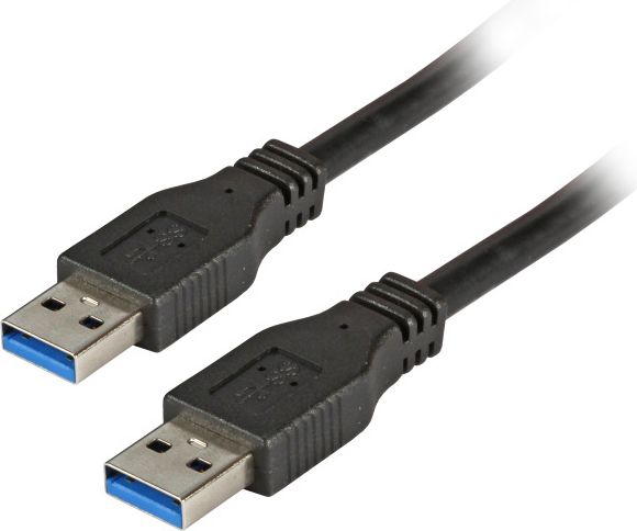 Kabllo USB EFB Elektronik USB 3.0 A në A, 1.8m, 5 Gbit/s, e zezë