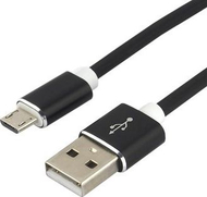 Kabllo EverActive, USB-A - microUSB, 1m, e zezë