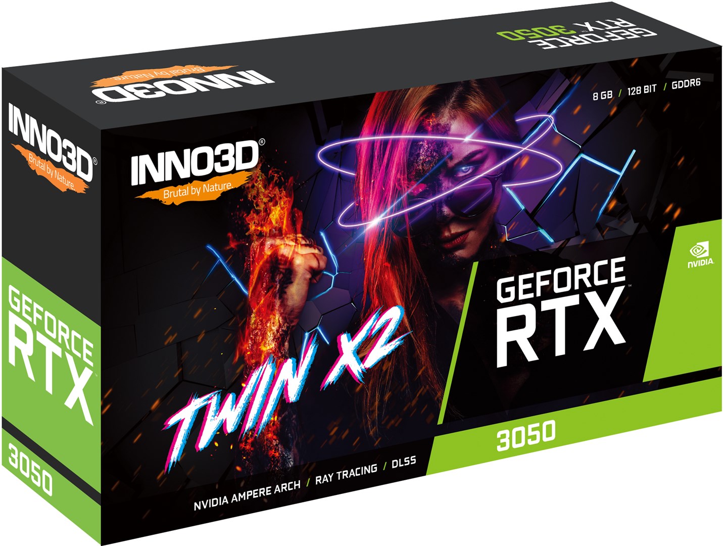 Kartë grafike Inno3D NVIDIA GeForce RTX 3050, 8 GB GDDR6