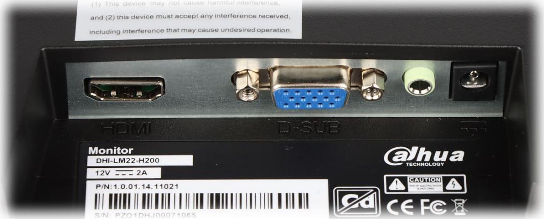 Monitor Dahua technology LM22-H200, 21.45", Full HD, i zi