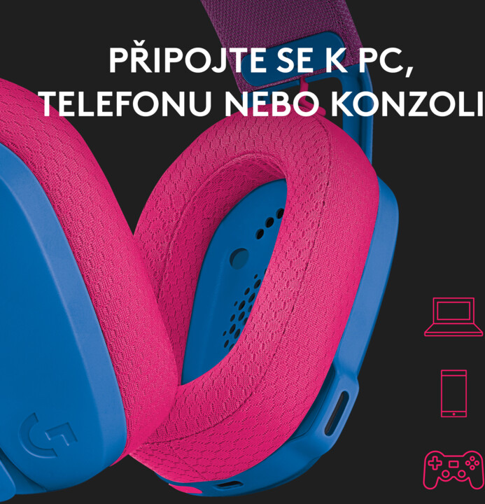 Kufje Logitech G435, të kaltra