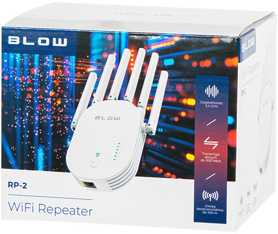 Amplifikues Wi-Fi Strong Prolech RP-2, 300 Mb/s, 2.4 GHz, i bardhë