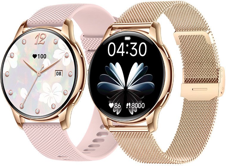 Smartwatch Tracer SMK9 FIORA, ekran 1.32" AMOLED, Bluetooth, i zi