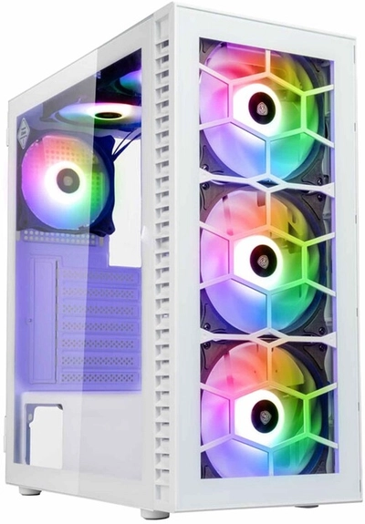 Kompjuter Gjirafa50, AMD Ryzen 9, 32GB RAM, 500GB SSD, Zotac Gaming GeForce RTX 4060 Twin Edge, i bardhë