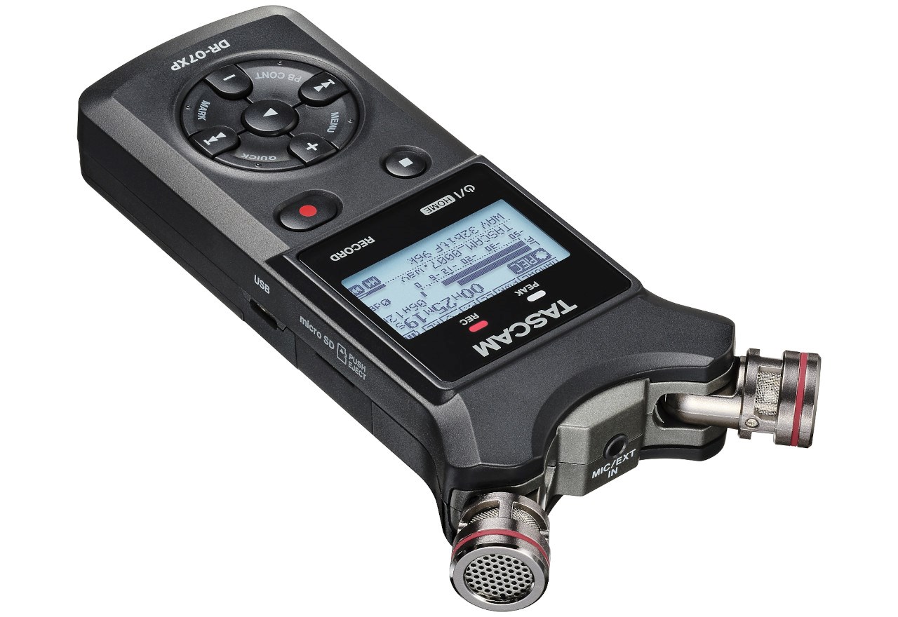 Regjistrues portativ audio Tascam DR-07XP, 32 bit float, USB C, i zi