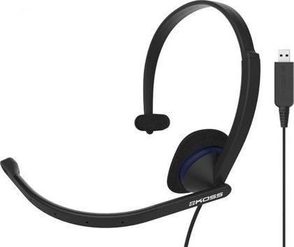 Kufje me mikrofon Koss CS195 (194267), të zeza