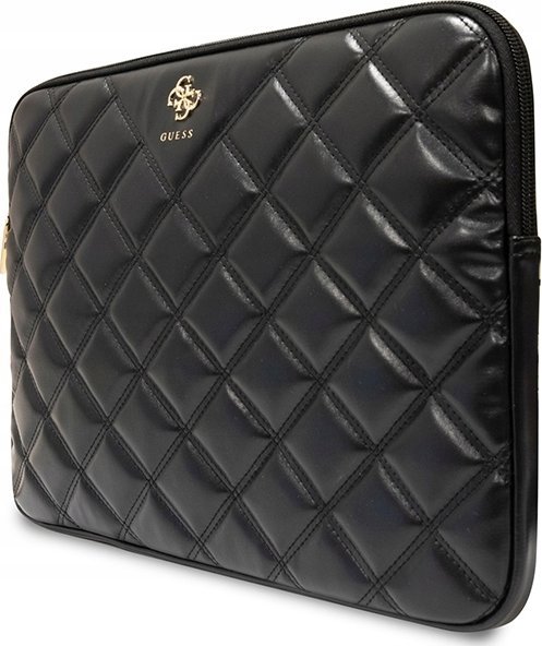 Mbulesë notebook Guess PU Quilted Sleeve, 13/14", e zezë