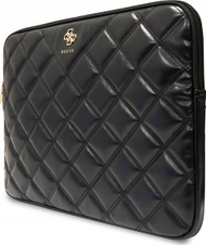 Mbulesë notebook Guess PU Quilted Sleeve, 13/14", e zezë