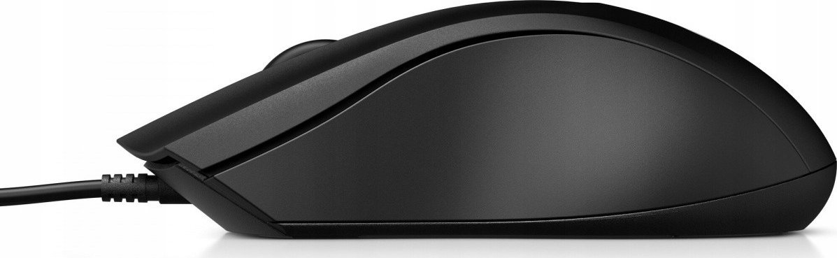 Mouse HP 105, optik me kabllo USB, 3 butona, i zi