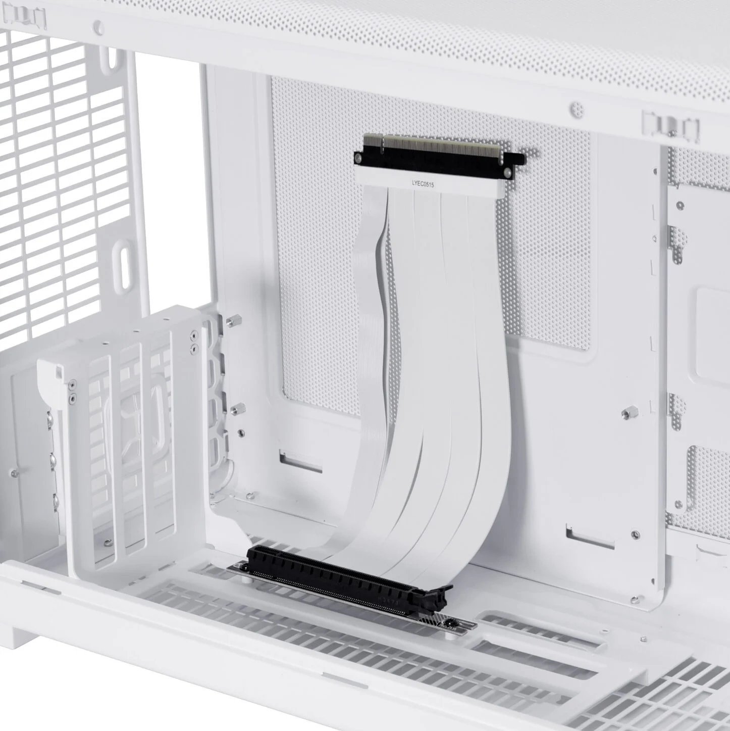 Kit vertikal GPU Lian Li A3 mATX, PCIe 4.0, kabllo riser 150mm, i bardhë