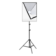 Set ndriçimi studio Puluz Softbox 50x70cm, LED 30W, me trekëmbësh