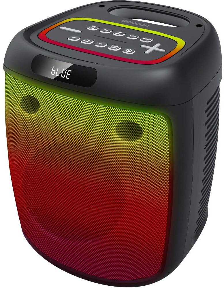 Парти звучник Sencor Partycon Base, Bluetooth, со безжичен микрофон, црн