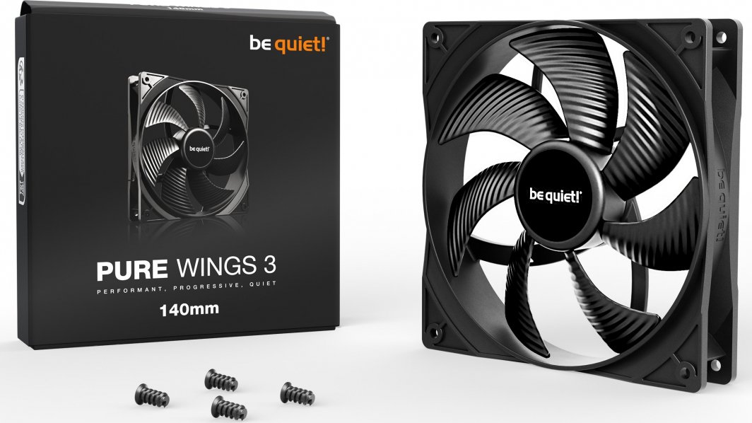 Ftohës be quiet! Pure Wings 3, 140 mm