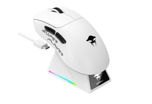 Maus gaming wireless Havit StarBlaze 1, 26000 DPI, Bluetooth 5.0, i bardhë e zi