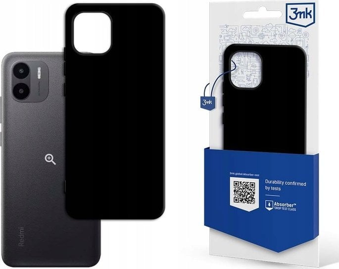 Këllëf telefoni 3mk Matt Case për Redmi A2, TPU, mat, i zi