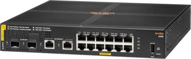 Switch Aruba 6100 12G, PoE, L3, 1U, i zi