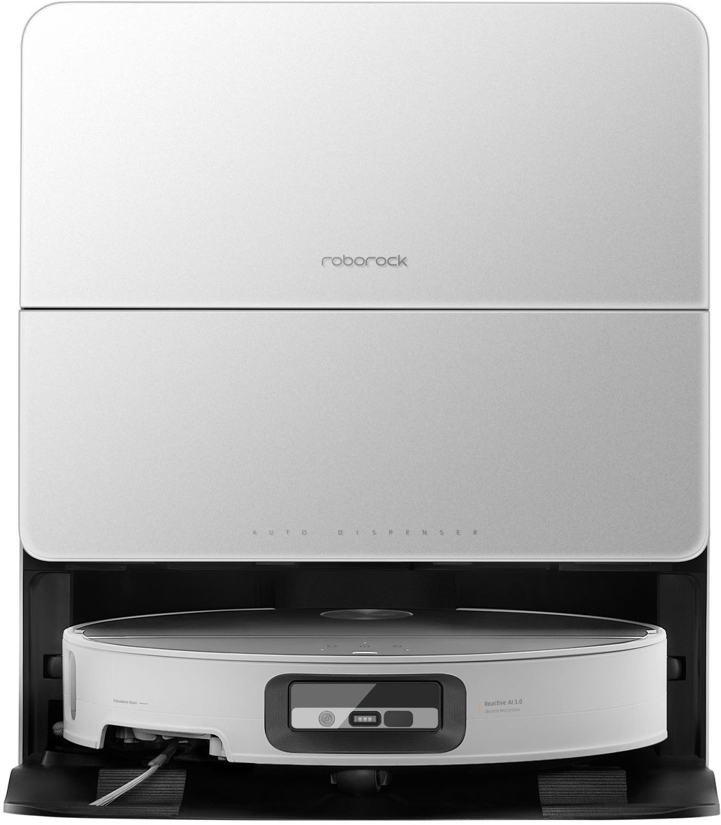 Robot fshesë me korrent Roborock Saros 10, 7.98cm, furçë anësore FlexiArm, i bardhë