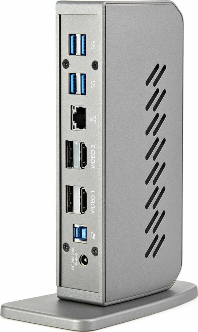 Docking station StarTech USB-C USB-A, dy monitorë 4K 60Hz, 6x USB-A, i zi
