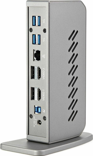 Docking station StarTech USB-C USB-A, dy monitorë 4K 60Hz, 6x USB-A, i zi