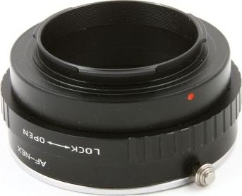 Adapter objektivi Pixco, Sony E në Sony A Minolta, bllokim diafragme, i zi