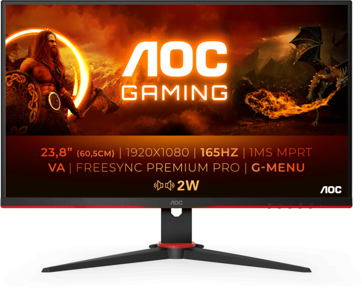 Monitor AOC 24G2SAE - LED, 23.8", FullHD, i zi