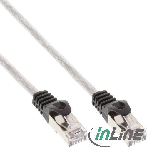 Kabllo rrjeti InLine crossover SF/UTP Cat.5e, 10m, transparente