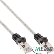 Kabllo rrjeti InLine crossover SF/UTP Cat.5e, 10m, transparente
