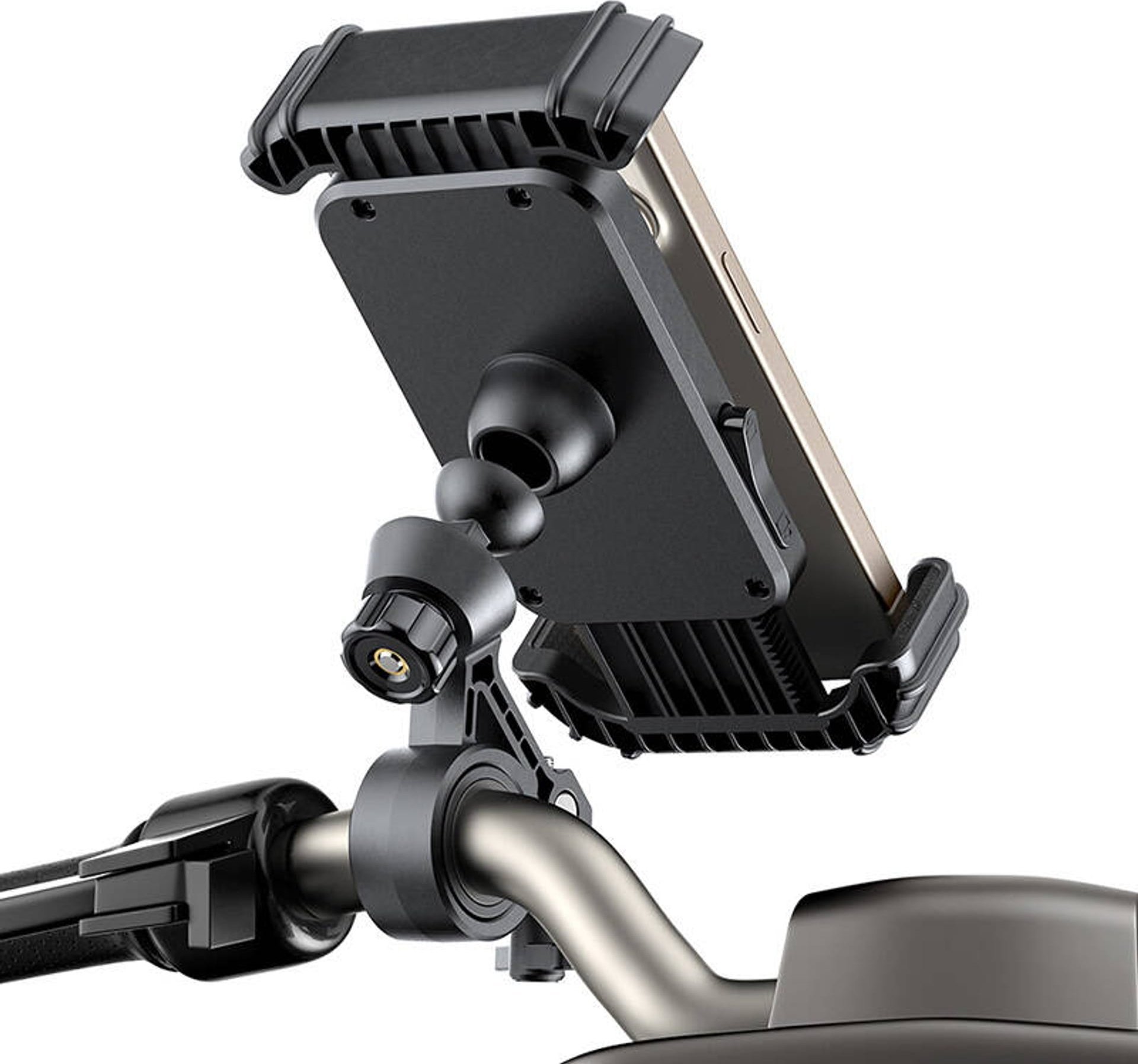 Mbajtëse telefoni për biçikletë Mcdodo Bicycle Phone Holder, rrotullim 360°, për timon biçiklete, e zezë