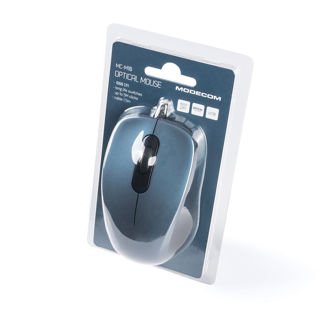 Maus Modecom MC-M10, USB Type-A, i zi