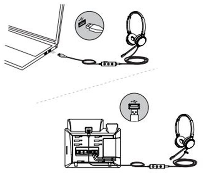 Kufje YEALINK UH36, Mono pro Teams